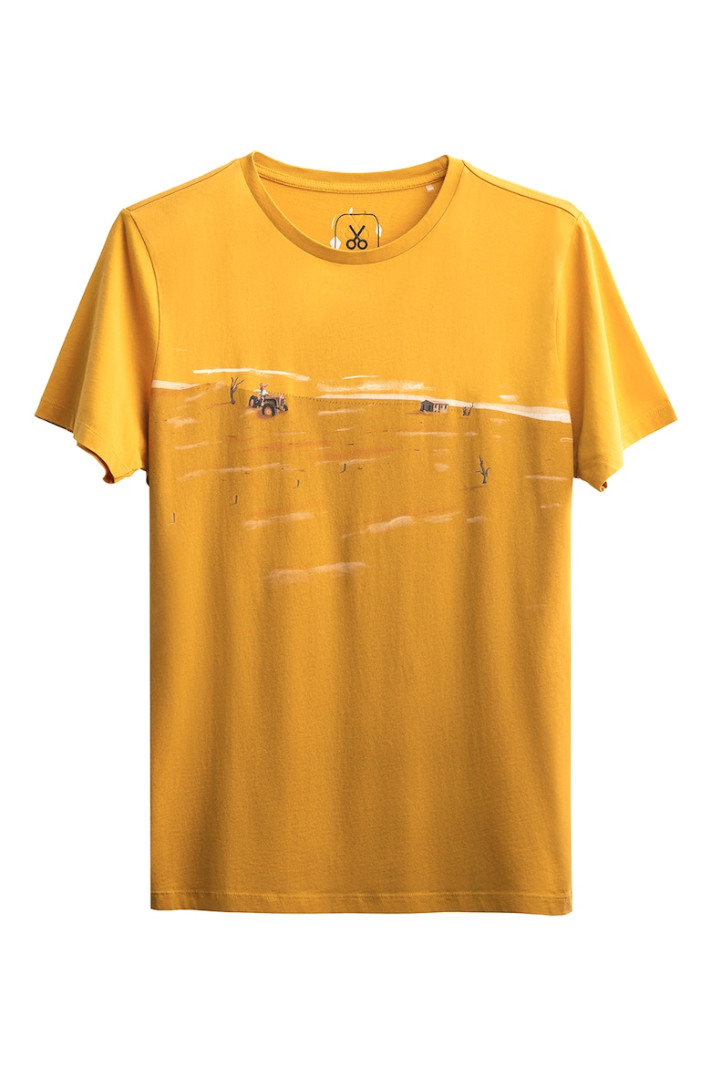 Хлопковая футболка Kaft, желтый