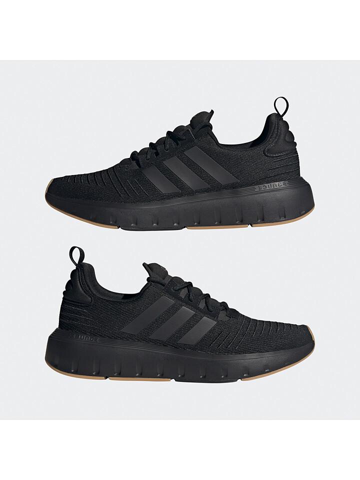 Низкие кроссовки adidas Swift Run 23, черный низкие кроссовки adidas laufschuhe run 80s черный