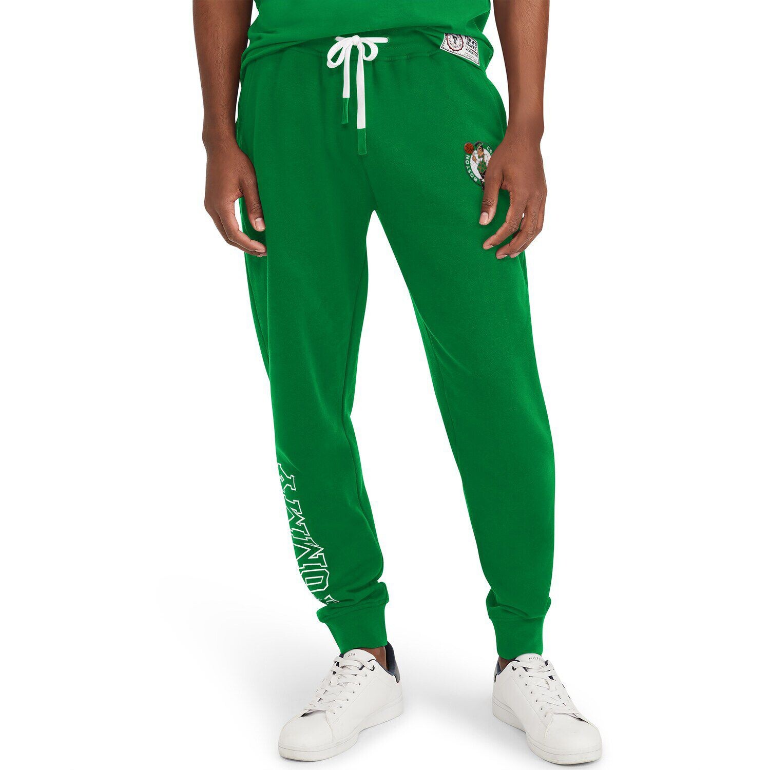 

Мужские джинсы Tommy Jeans Green Boston Celtics Carl Bi-Blend флисовые брюки-джоггеры