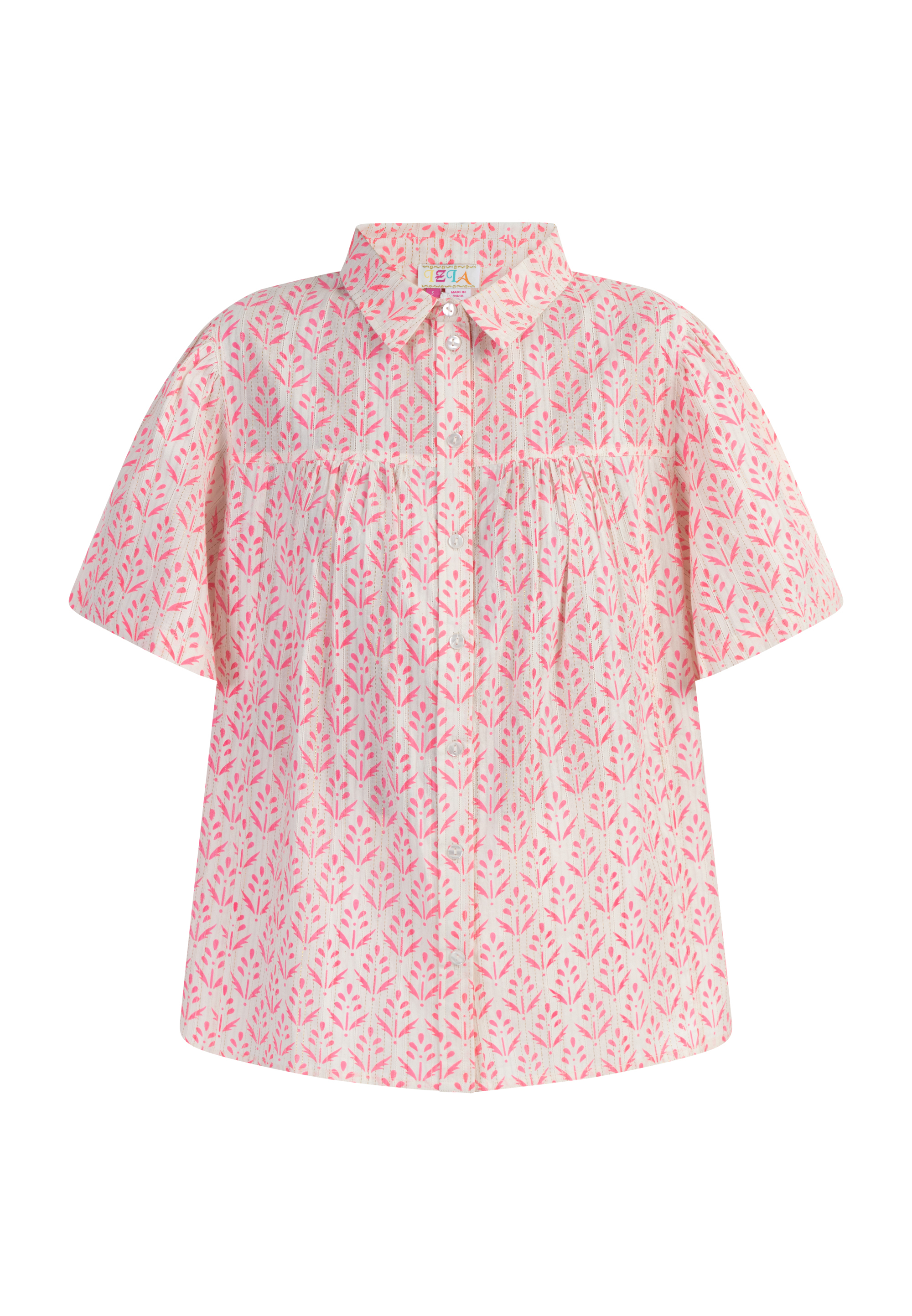 Блуза IZIA Kurzarm, цвет Neon Pink