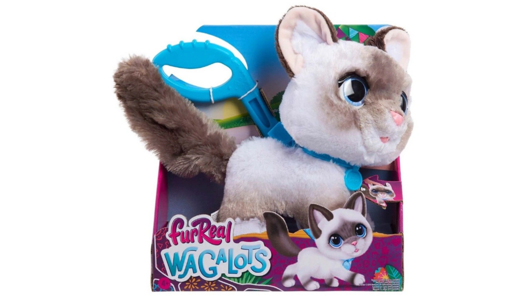 Furreal Интерактивная игрушка Wag-A-Lots Kitty интерактивная игрушка furreal friends kitty plush sound серый