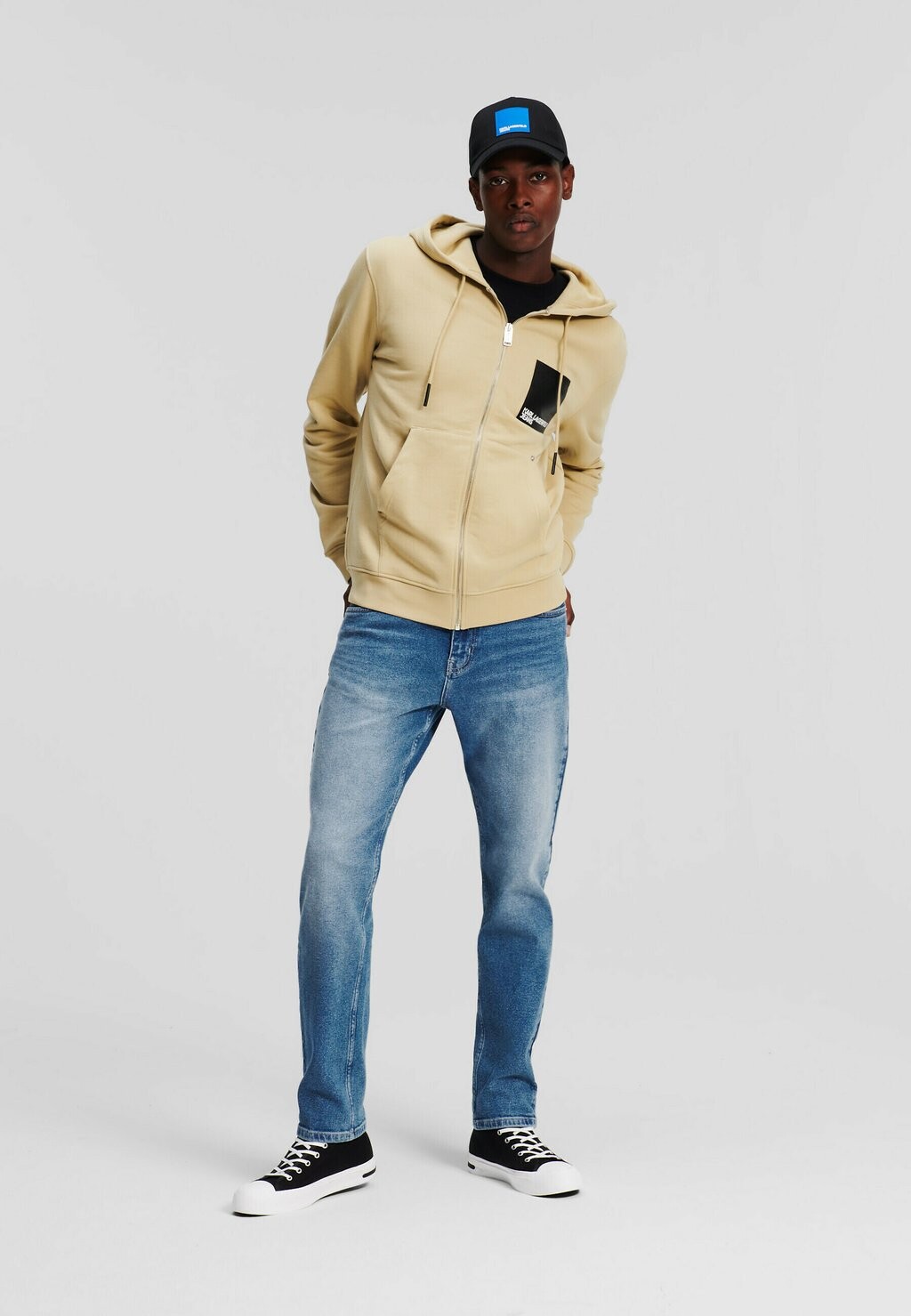 

Джинсы узкого кроя Karl Lagerfeld Jeans, светло-синий