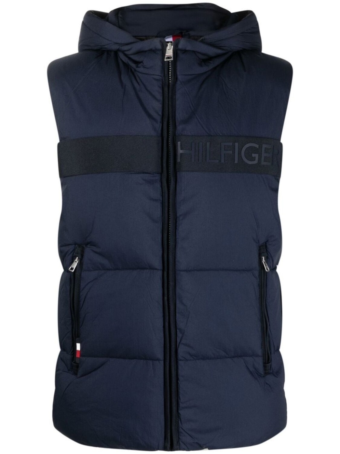 

Tommy Hilfiger жилет с капюшоном и логотипом, синий