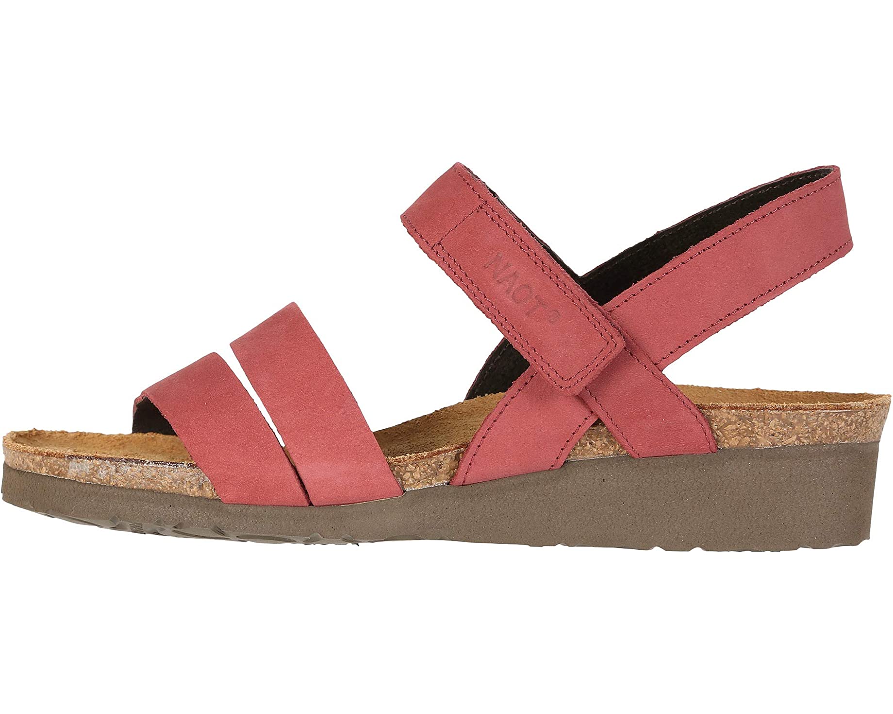 Туфли на каблуках Kayla Naot, нубук из красного кирпича