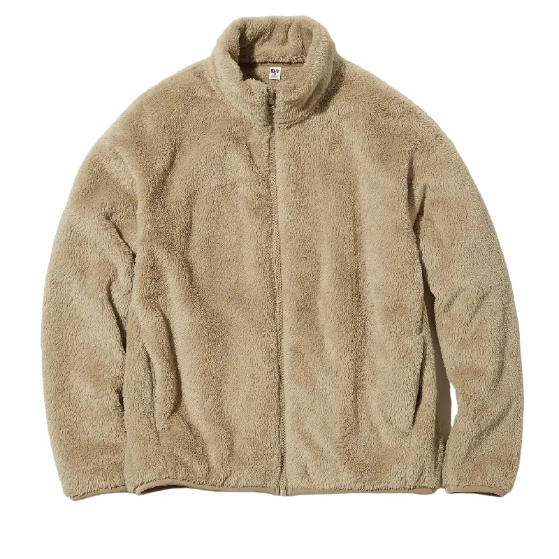 

Куртка Uniqlo Fluffy fleece, бежевый