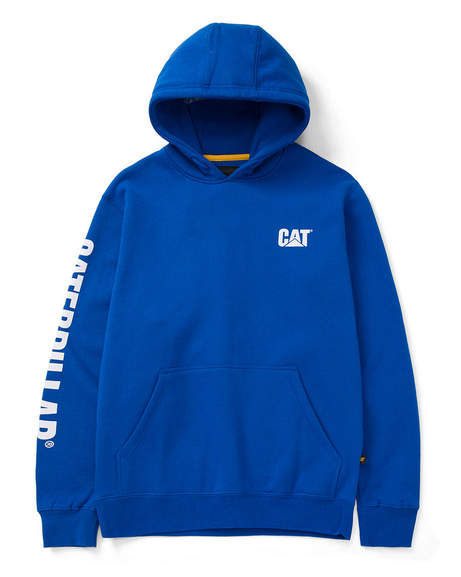 

Мужская худи с логотипом CAT, синий