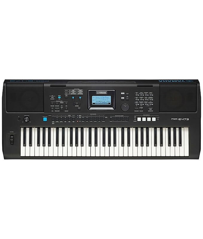 

Yamaha PSR-E473 61-клавишная портативная клавиатура высокого уровня с адаптером питания PSR-E473 61-Key High-Level Portable Keyboard w/ Power Adapter