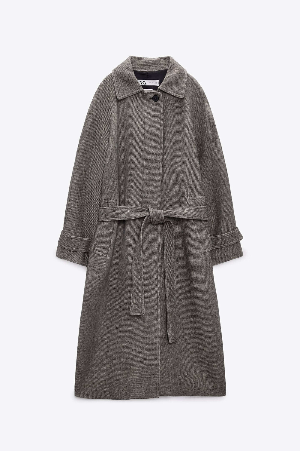

Пальто Zara Premium, серо-коричневый