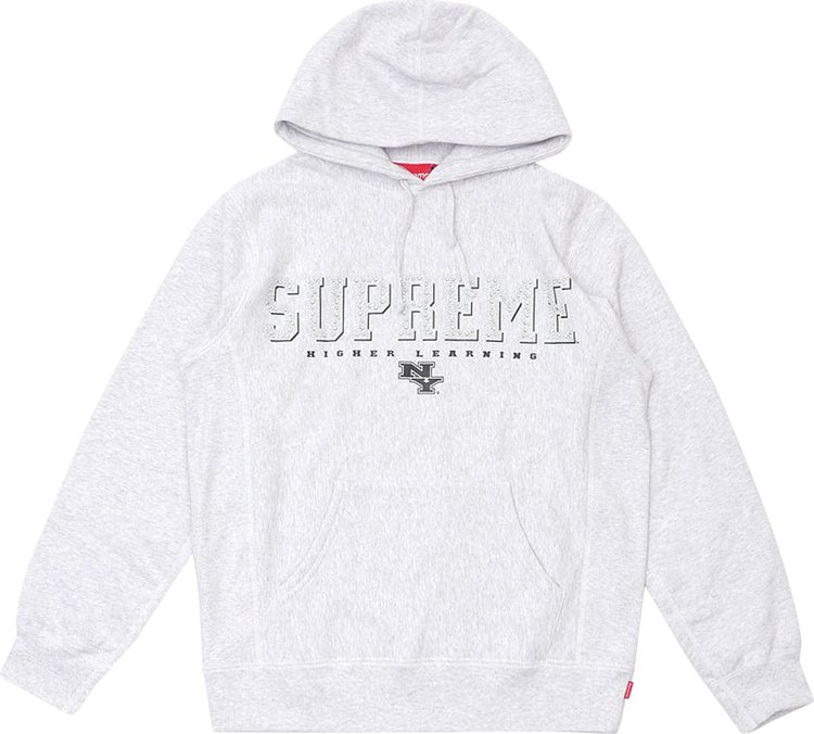 Толстовка Supreme Gems Hooded Sweatshirt 'Ash Grey', серый
