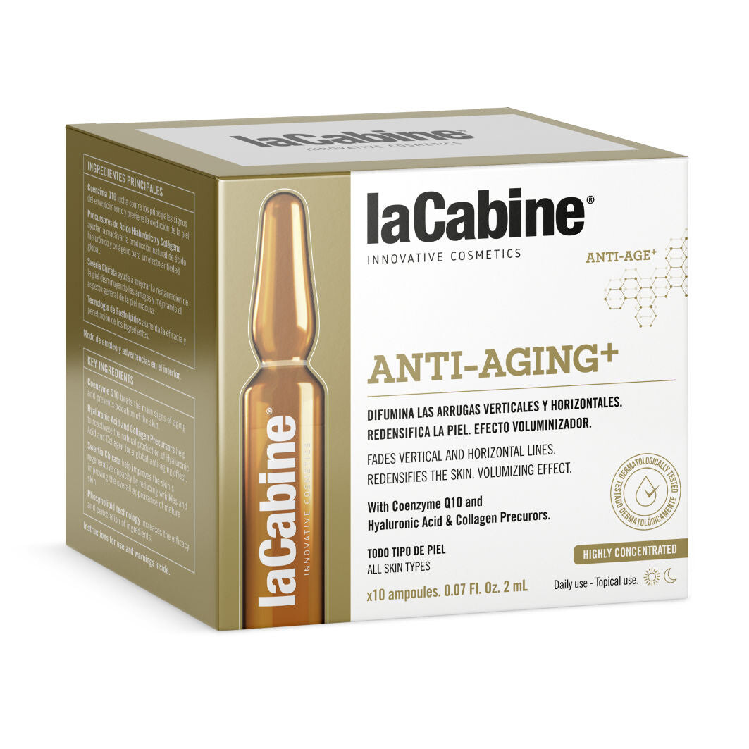 

La Cabine Ампулы для лица Anti-Aging+ уменьшающие появление морщин 10x2мл