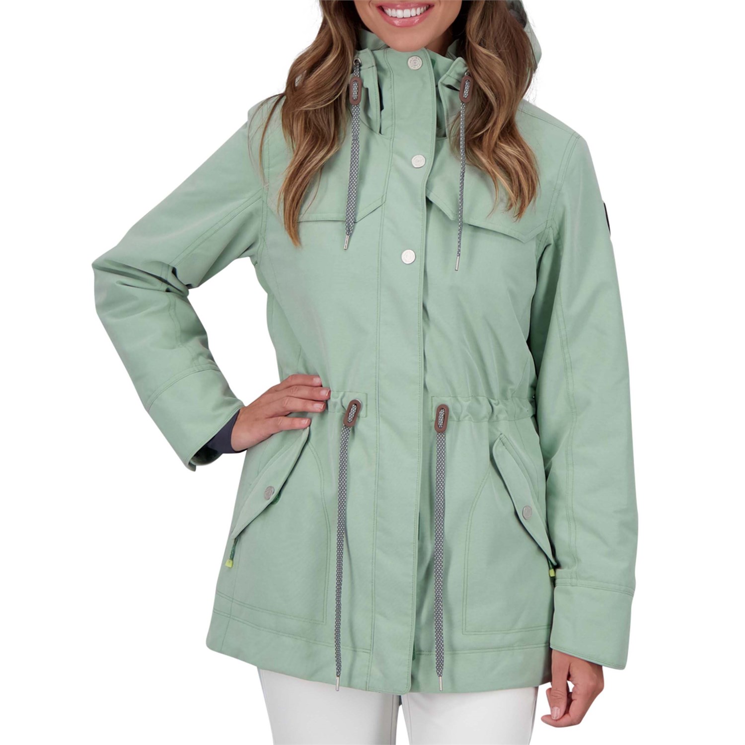 Куртка Obermeyer женская, зеленый