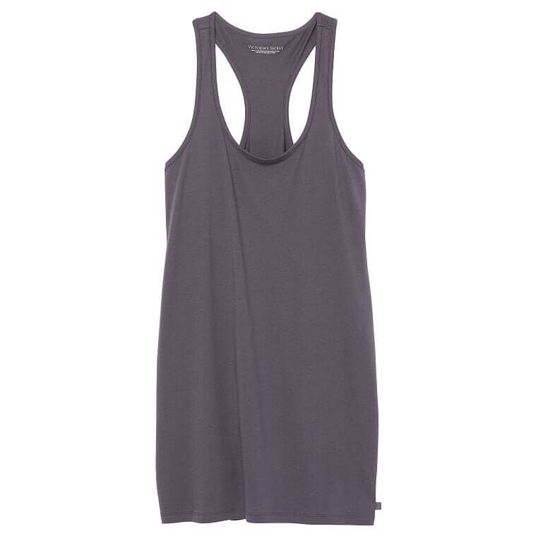

Пижамная майка Victoria's Secret Racerback Tank, темно-серый