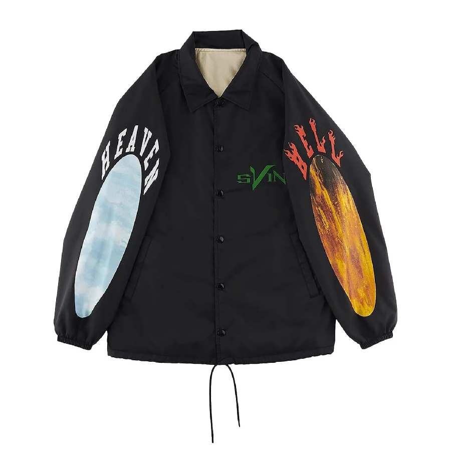 

Куртка-рубашка Saint Michael x Vlone Coach, черный