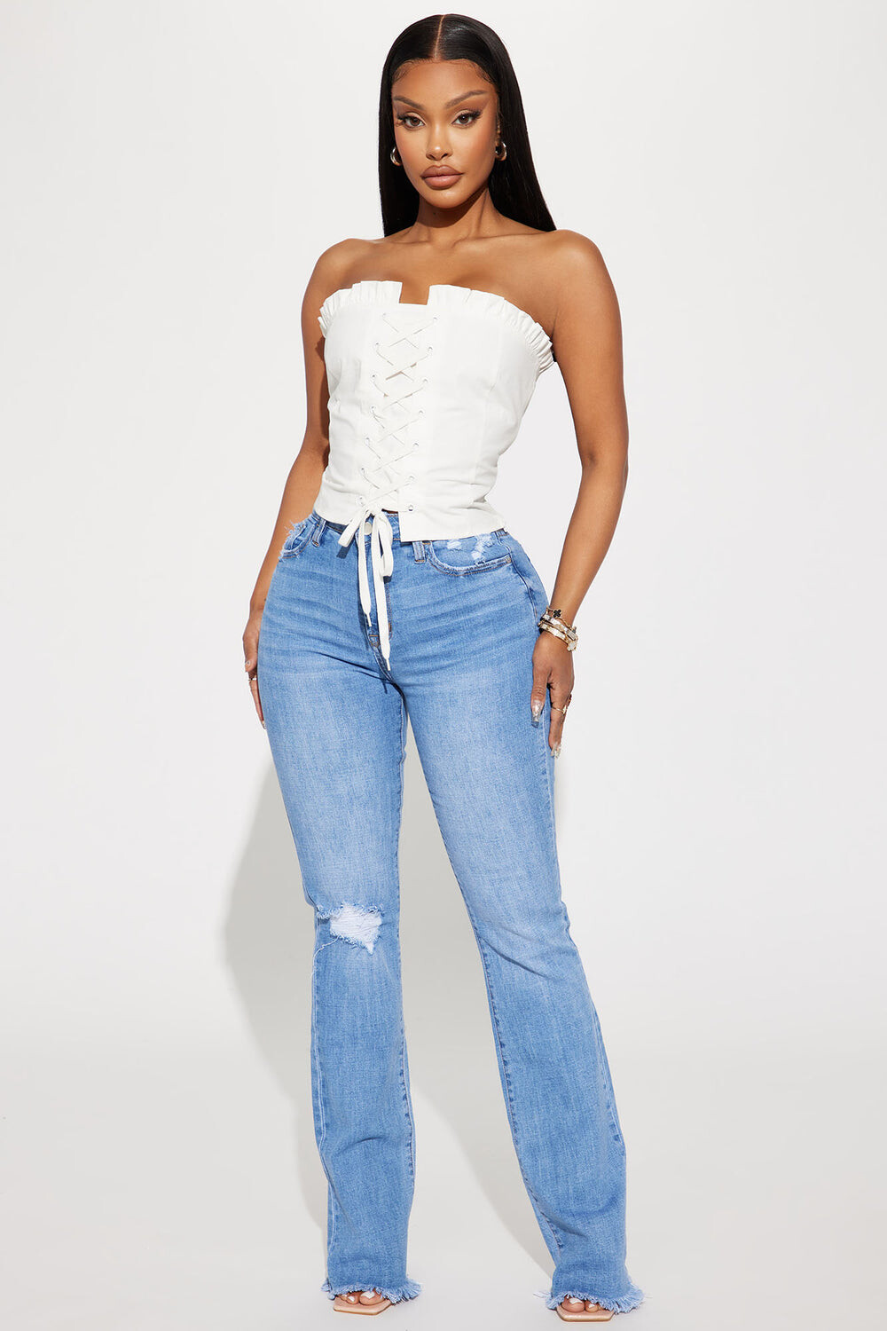 

Джинсы Fashion Nova N3136HB, синий