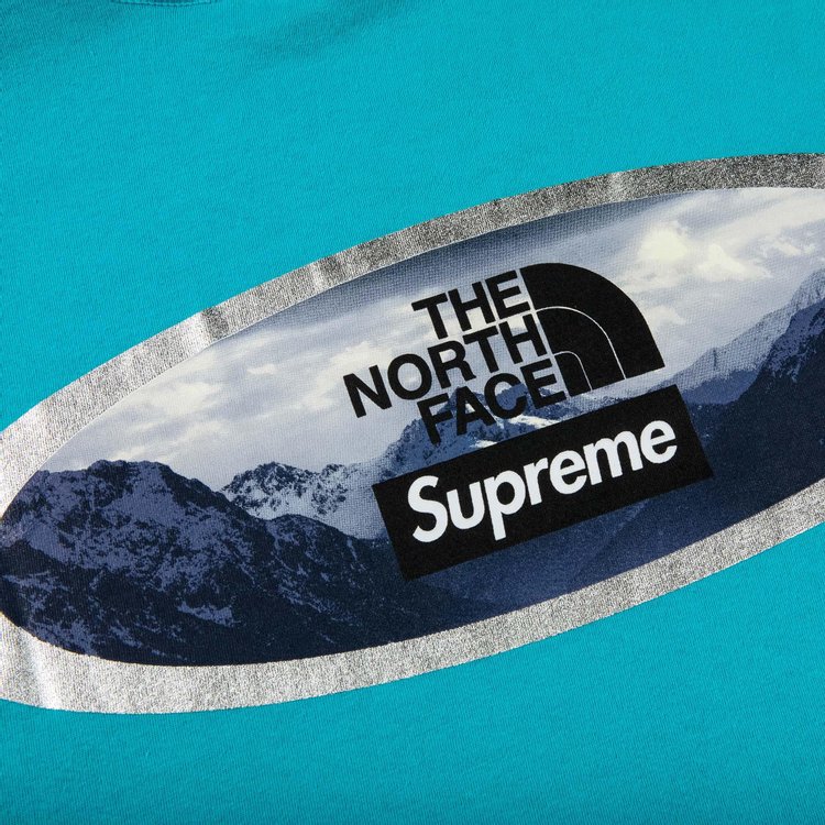 Supreme x the north store face mountain tee