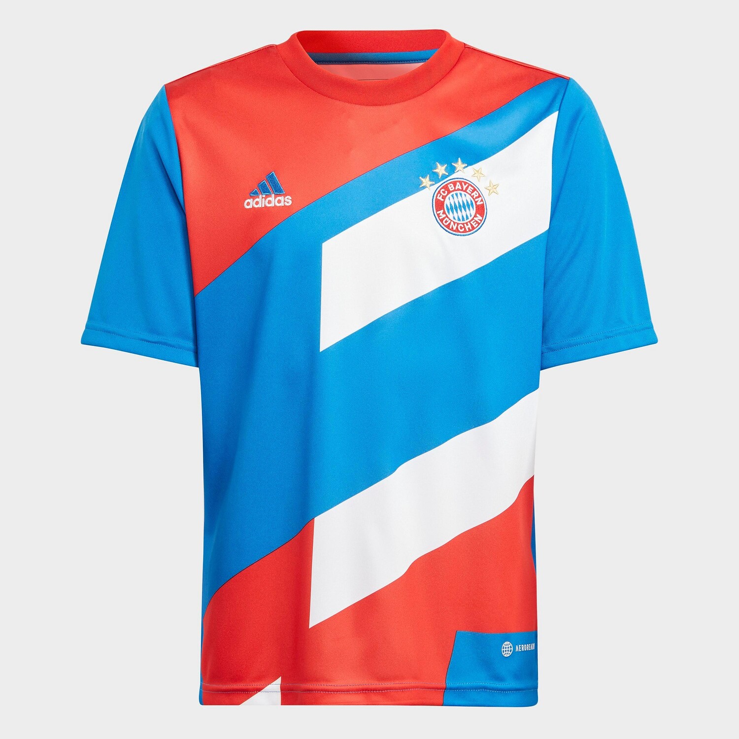 

Детское предматчевое футбольное джерси Adidas FC Bayern, многоцветный