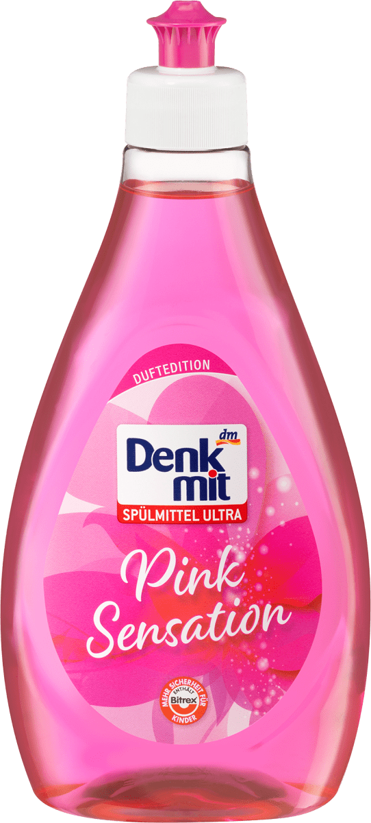 Жидкость для мытья посуды Ultra Pink Sensation 500мл Denkmit