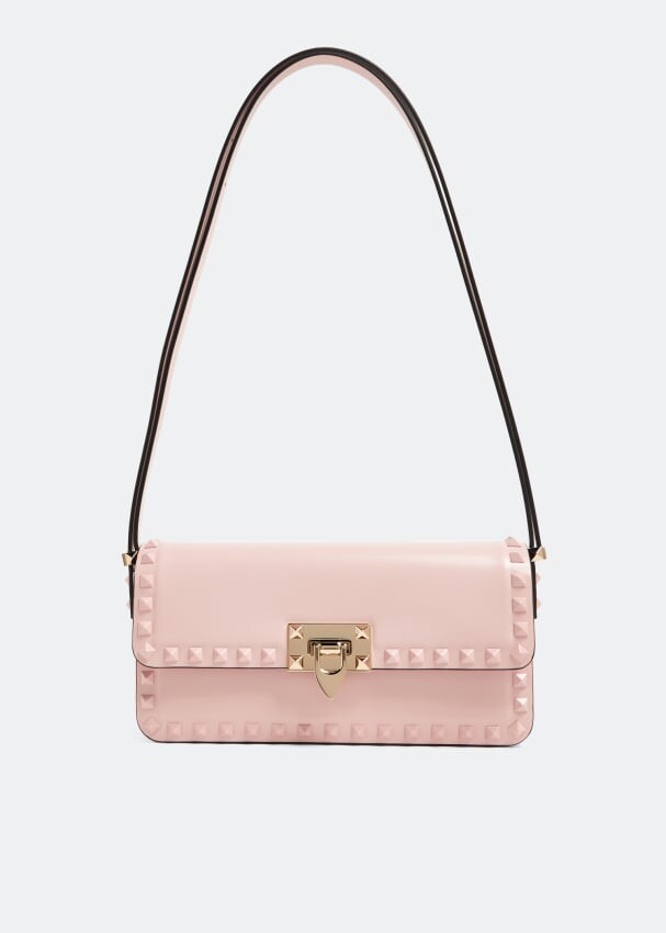 

Сумка через плечо Valentino Garavani Rockstud23 East-West, розовый