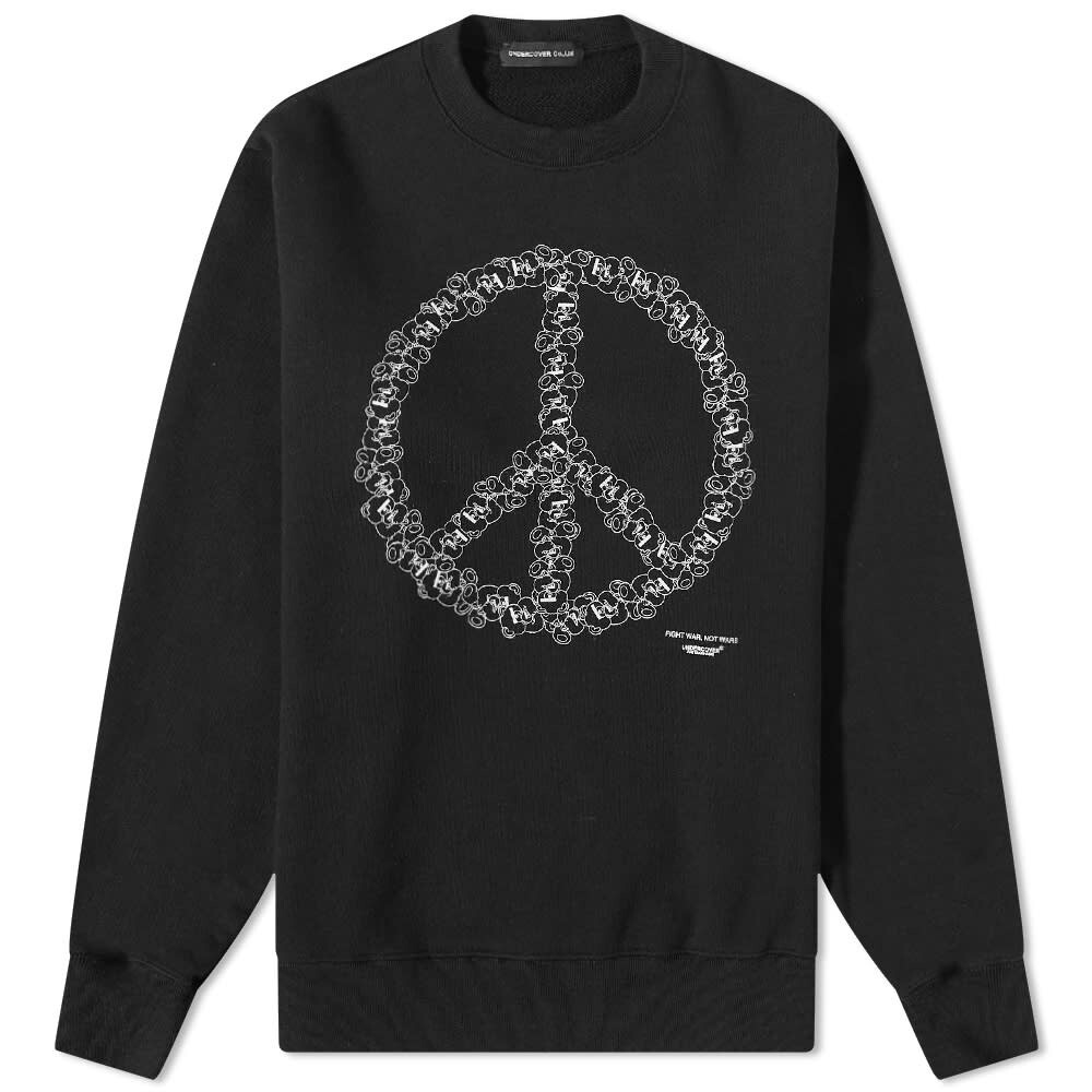 

Толстовка Undercover Peace Sign Crew Sweat, Черный