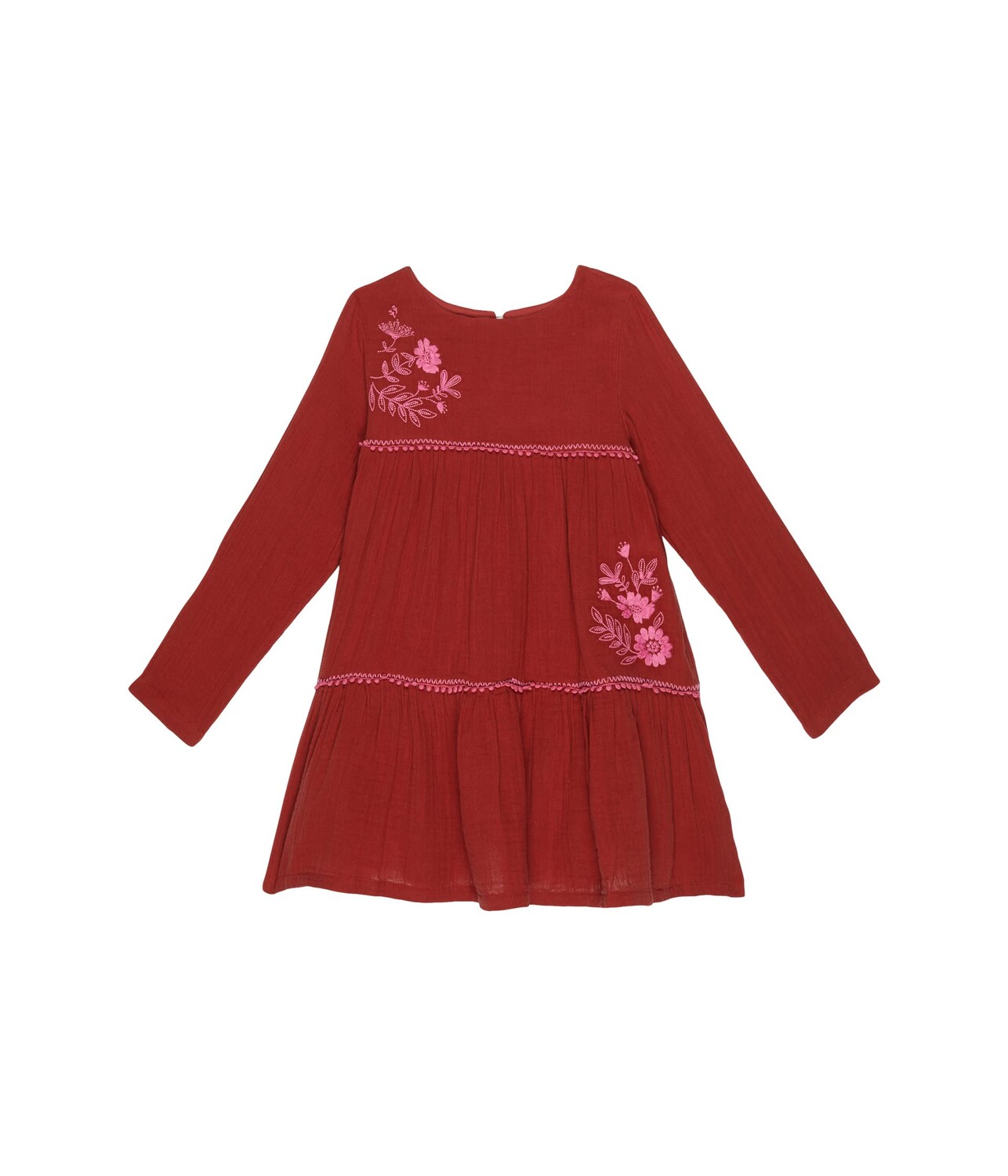 

Платье PEEK, Embroidered Tiered Long Sleeve Dress