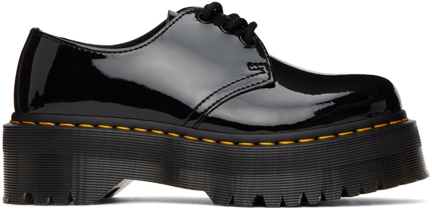 

Черные оксфорды 1461 на платформе Quad Dr. Martens, Черный