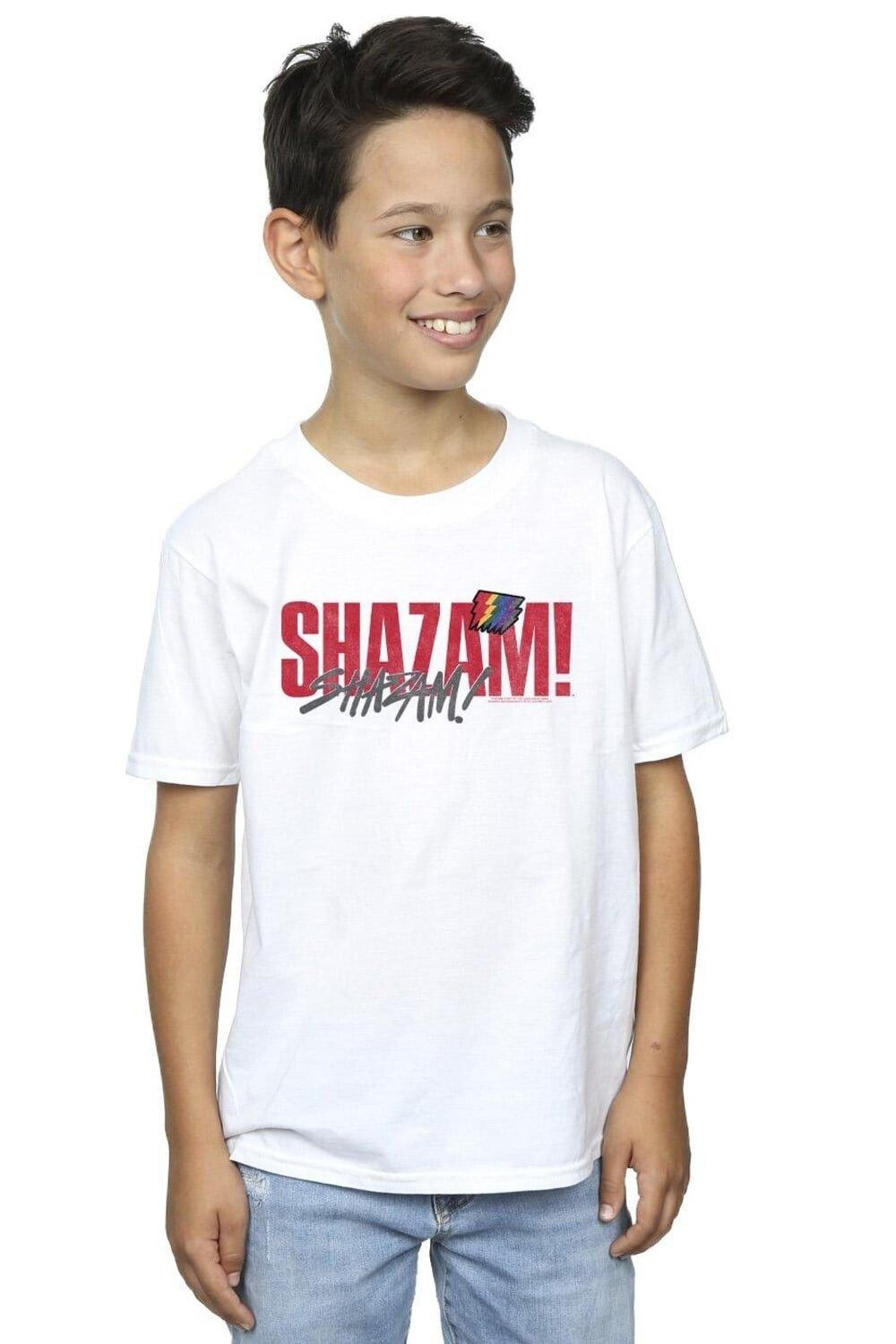 

Футболка Shazam Fury Of The Gods Pride Distress DC Comics, белый