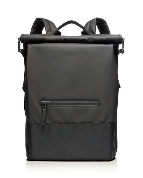 

Рюкзак Trail из искусственной кожи с откидным верхом Rains, цвет Black