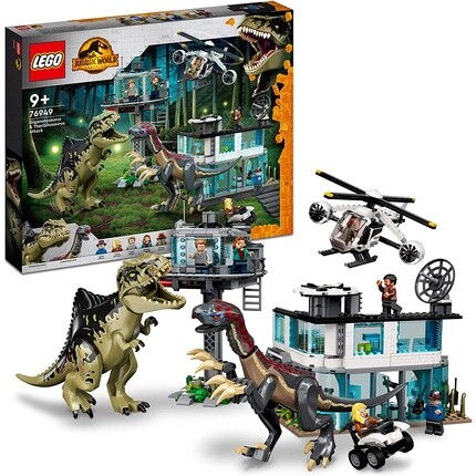 

Конструктор Lego 76949 Jurassic World атака гиганотозавра и теризинозавра