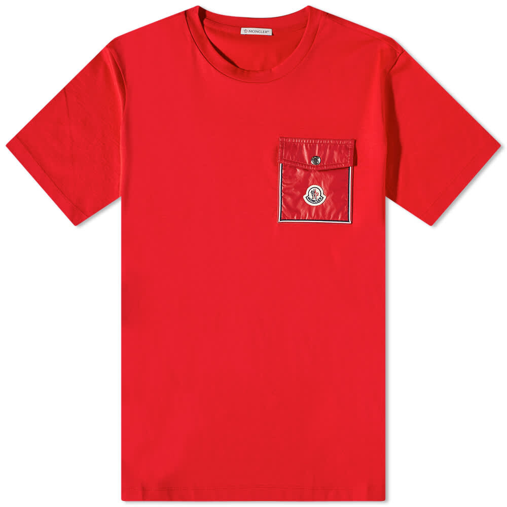 

Футболка Moncler Pocket Tee, Красный