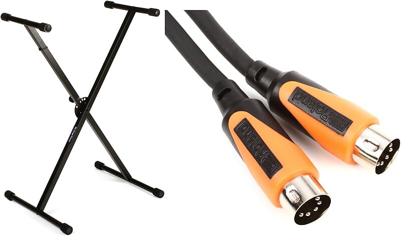 

Комплект стоек On-Stage Stand KS7190 Classic Single-X с MIDI-кабелем Roland RMIDI-B10 Black Series — 10 футов On-Stage + Roland KS7190=1 RMIDI-B10=1