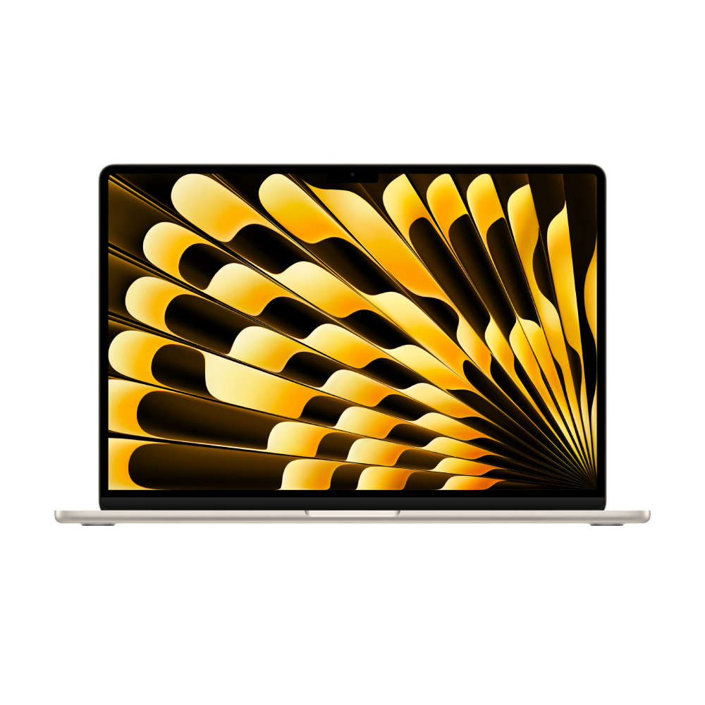 Ноутбук Apple MacBook Air 15" M3, 8 ГБ/2 ТБ, 8 CPU/10 GPU, Starlight, английская клавиатура
