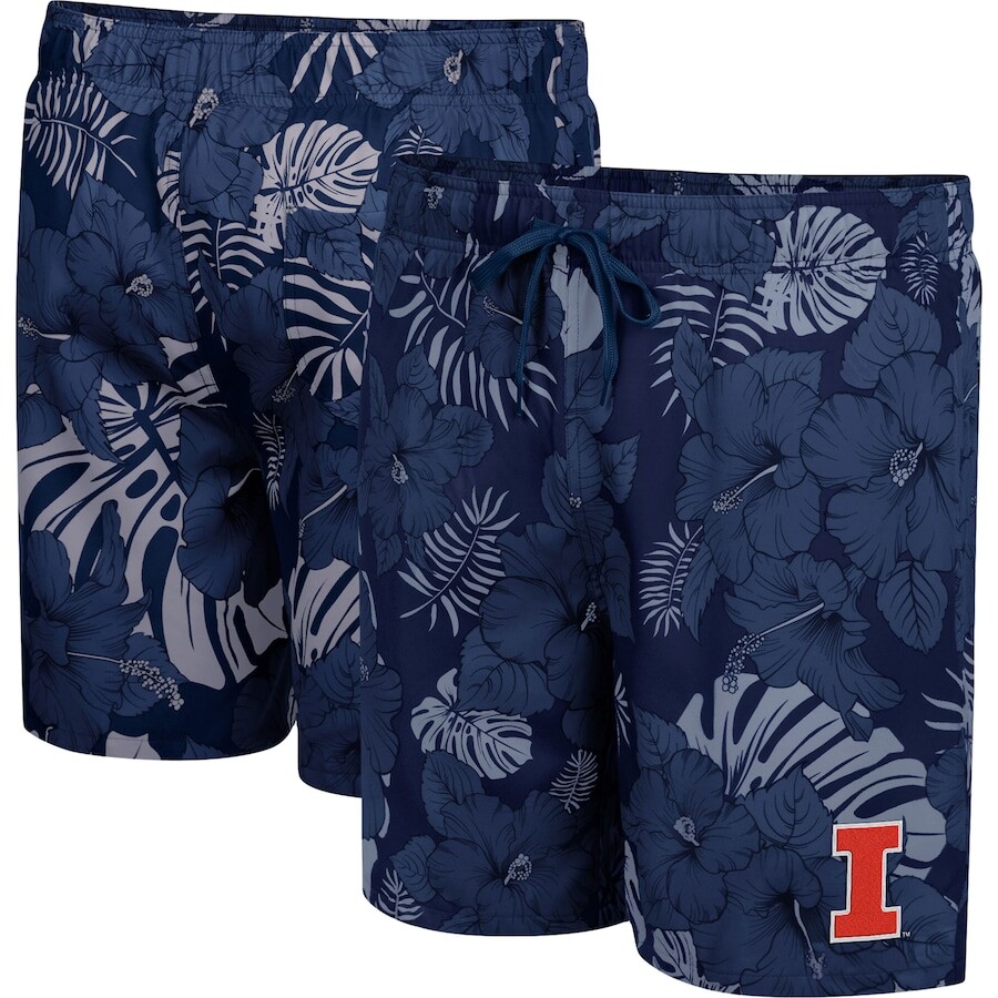 

Пляжные шорты Colosseum Illinois Fighting Illini, нави