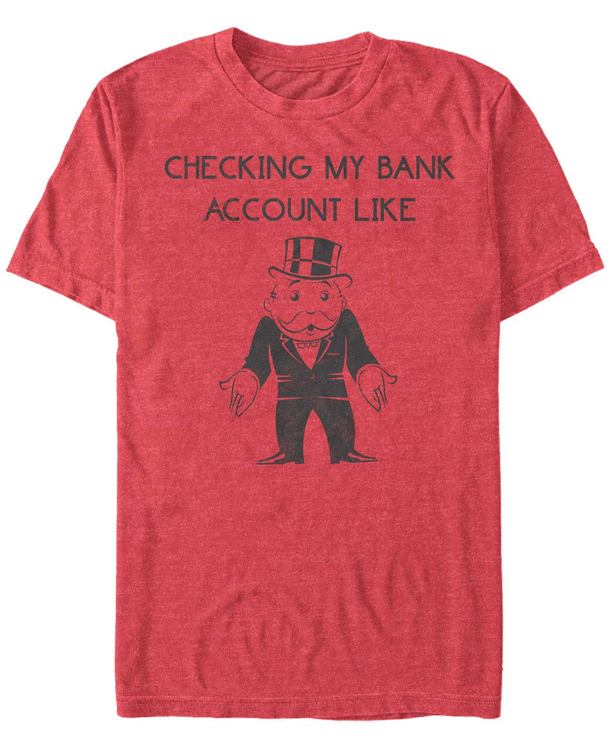 Мужская футболка с коротким рукавом «проверка моего банковского счета» «монополия» Fifth Sun, мульти