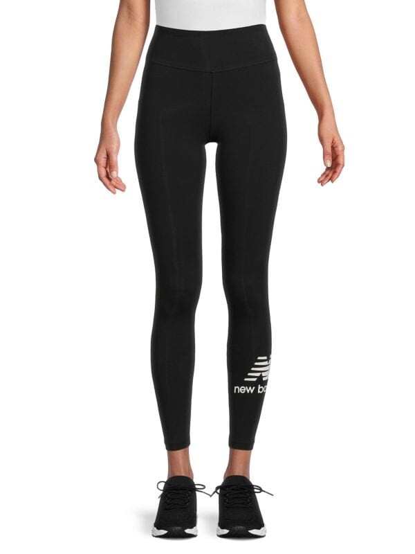 

Леггинсы New Balance с высокой посадкой и логотипом, серый