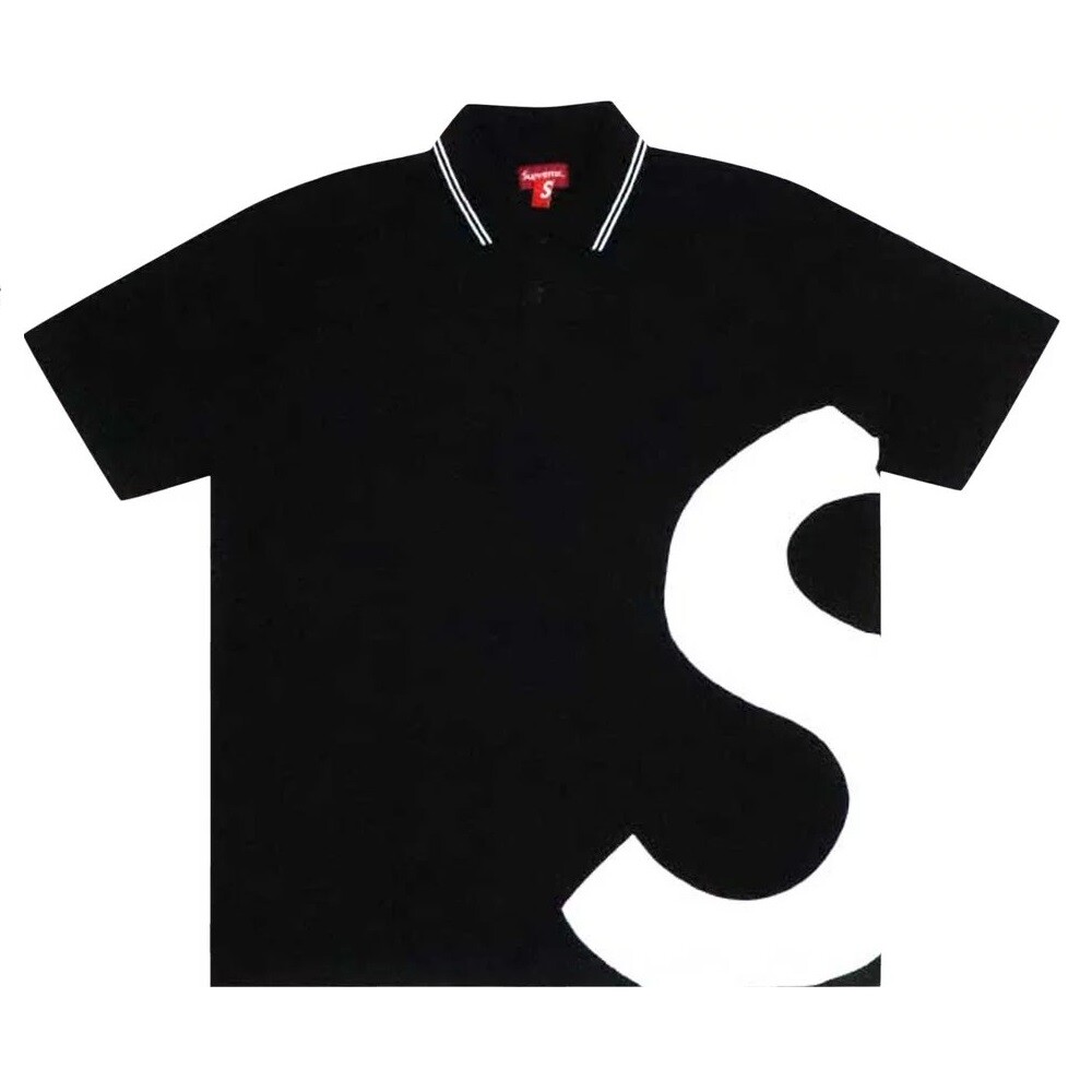 

Поло Supreme S Logo, черный
