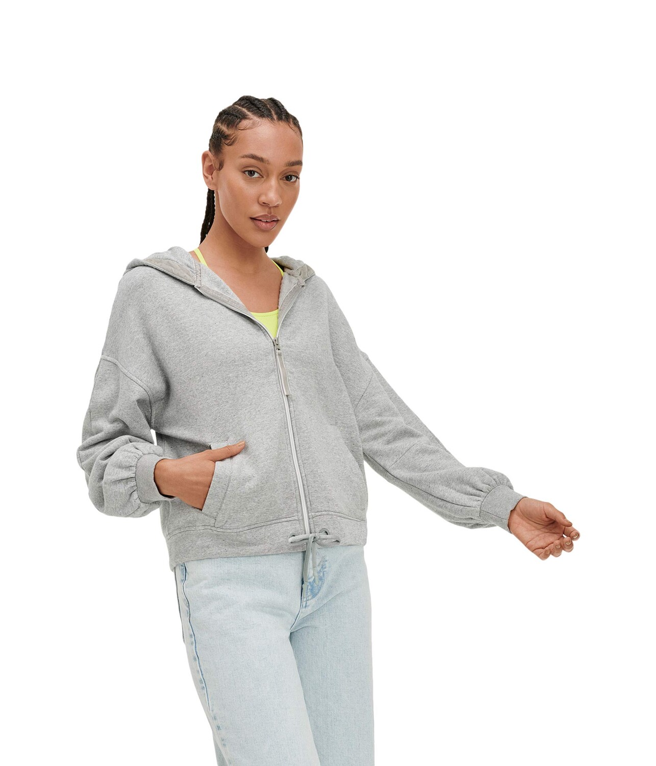 

Худи UGG, Abbi Half Moon Sleeve Hoodie