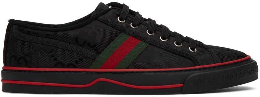 

Черные кроссовки Off The Grid 'Gucci Tennis 1977', Черный