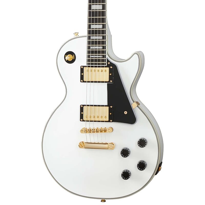 

Epiphone Les Paul Custom - альпийский белый