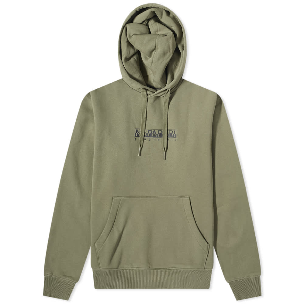 

Толстовка Napapijri Box Logo Popover Hoody, Серый