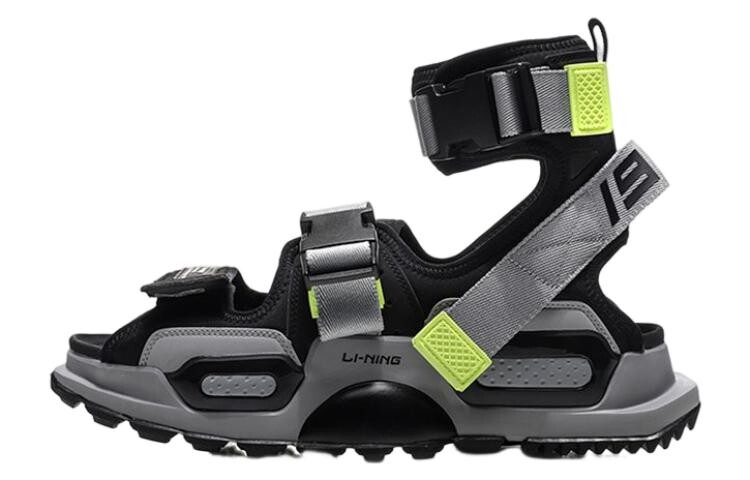 

Reburn Beach Sandals Men Серый/Зеленый Lining
