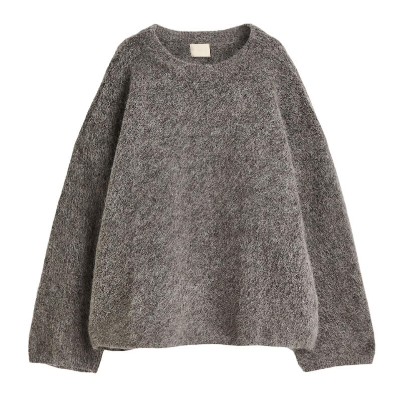

Свитер H&M Trend Mohair-blend, серый