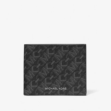 

Кошелек Michael Kors Hudson Empire Signature Logo, черный