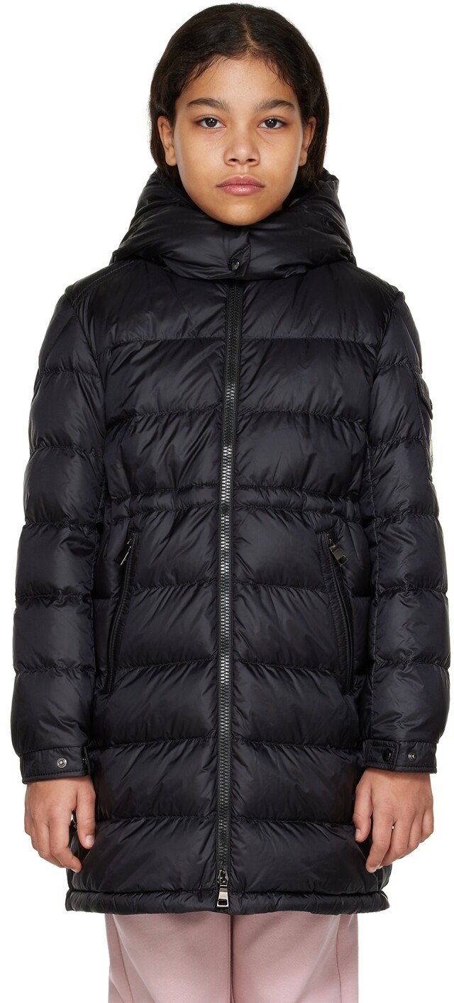 

Детская черная пуховая куртка Meillon Moncler Enfant