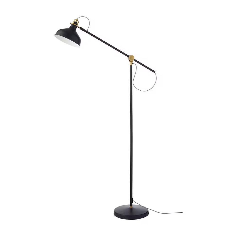 подвесной светильник ikea ranarp 38 см черный Торшер Ikea Ranarp, черный