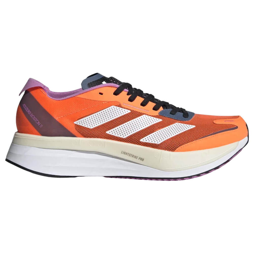 

Кроссовки Adidas Adizero Boston 11, оранжевый/белый/сиреневый