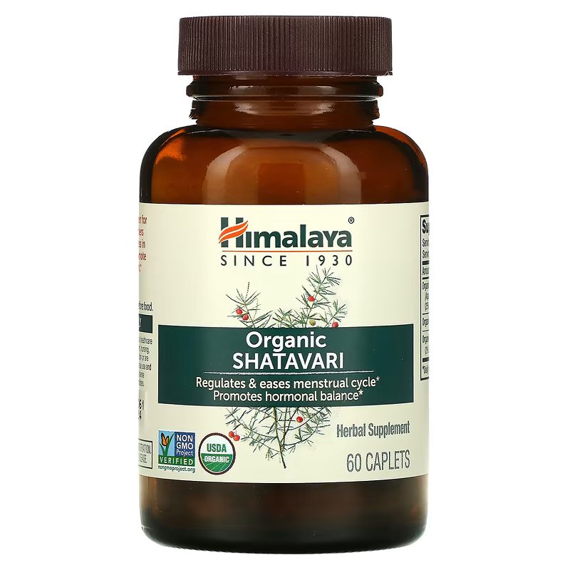 Шатавари Himalaya, 60 капсуловидных таблеток органические шатавари himalaya 60 капсул