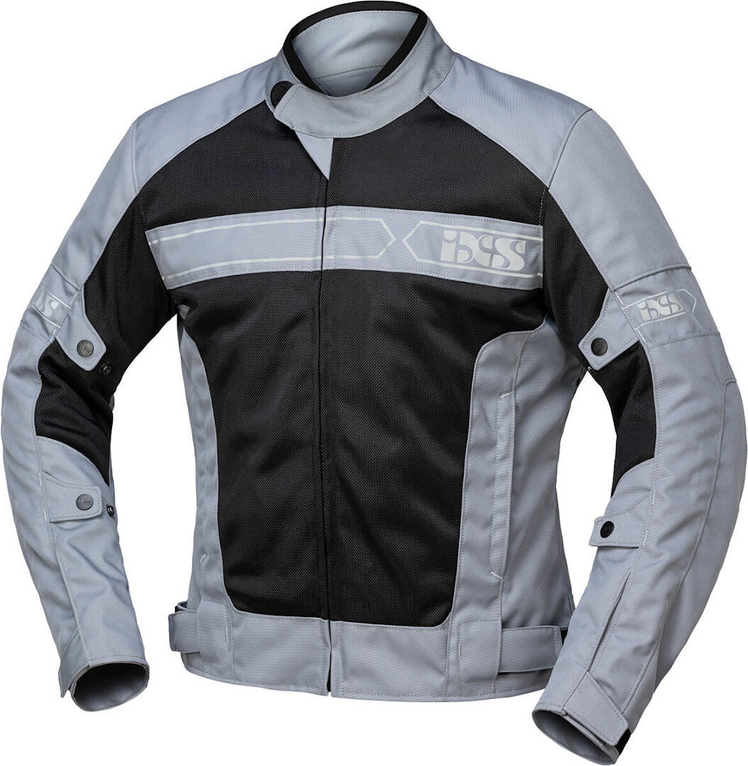 цена Куртка IXS Evo-Air для мотоцикла текстильная, серо-черная