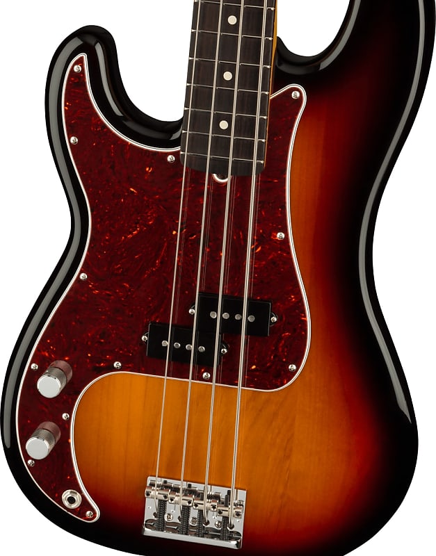 Fender American Professional II Precision Bass для левой руки, накладка на гриф из палисандра, 3 цвета Sunburst American Professional II Precision Bass Left-Hand