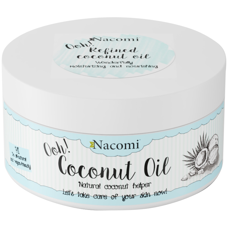 Nacomi рафинированное кокосовое масло для тела, 100 мл
