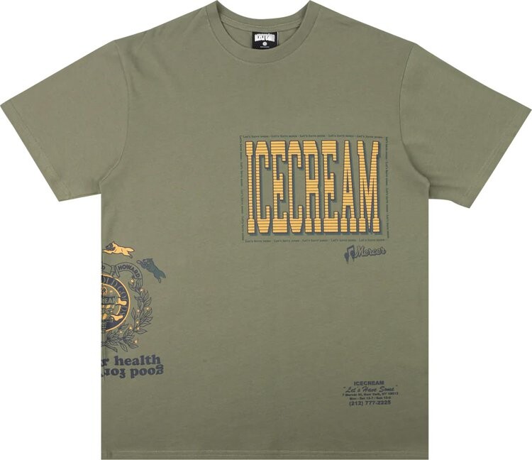 

Джемпер Icecream Mercer Knit 'Deep Lichen Green', зеленый